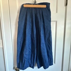 Needles barrel leg denim